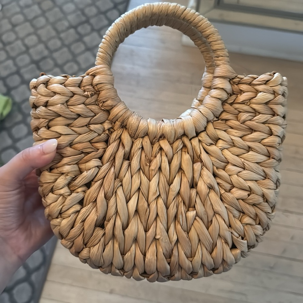 Abercrombie & Fitch Straw Basket Bag - Picture 2 of 4